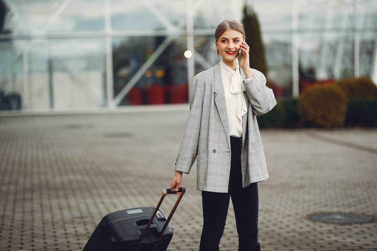 woman corporate travel